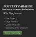 Pottery Paradise -- Asian pottery - 
